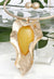 Bonded Light Yellow Leaf Pendant Necklace Set - KIOKO