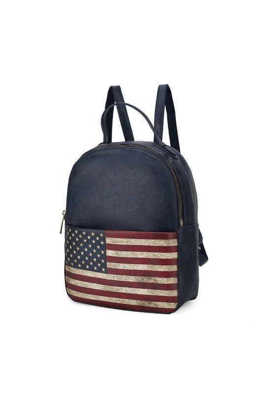 Briella FLAG Vegan Leather Backpack - KIOKO
