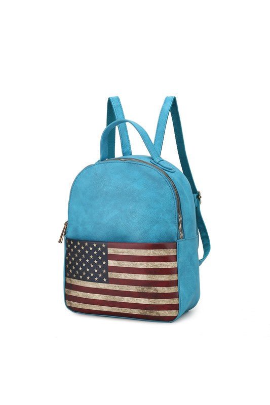 Briella FLAG Vegan Leather Backpack - KIOKO