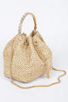 Bronzyn Straw Bucket Handbag - KIOKO