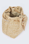 Bronzyn Straw Bucket Handbag - KIOKO