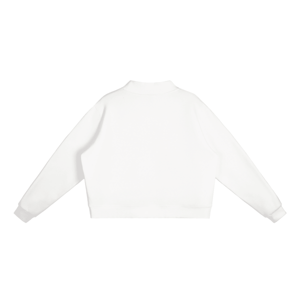 Essential Fleece Mock-Neck Crew Sweatshirt - KIOKO