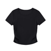 Body Language Ruched Crop Top - KIOKO