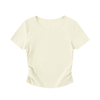 Body Language Ruched Crop Top - KIOKO