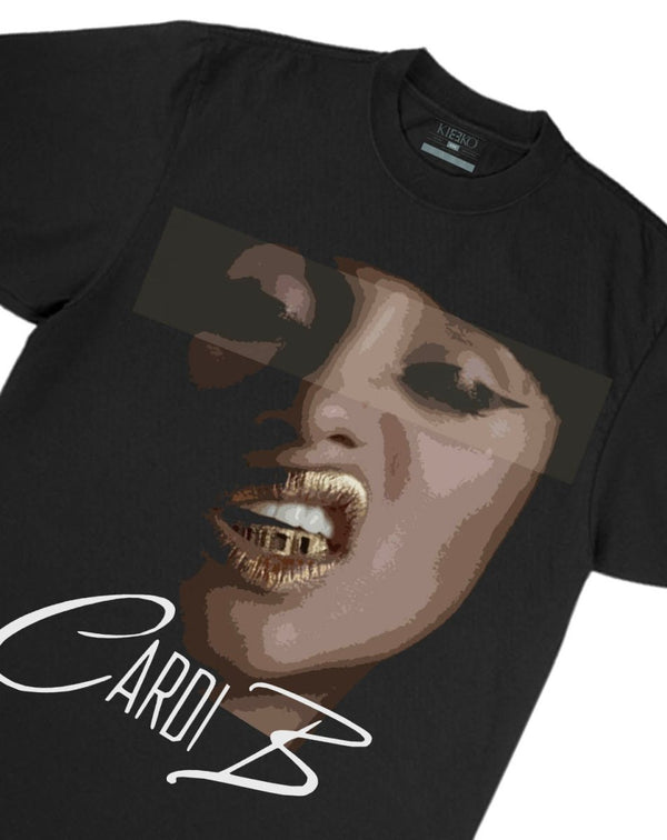 Cardi B Big Face Graphic Tee - KIOKO