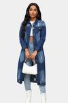 Charmed Angel Denim Trench - KIOKO