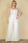 Citrus Pop Wide Leg Jumpsuit - KIOKO