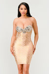 Cleopatra Gilded Glamour Dress - KIOKO
