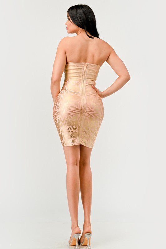 Cleopatra Gilded Glamour Dress - KIOKO