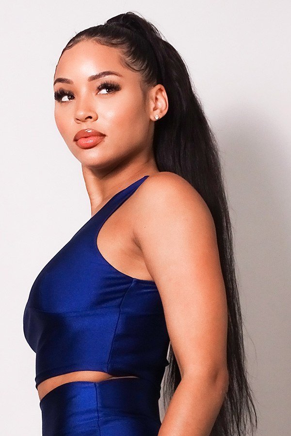 Cold Shoulder Bustier Crop Top - KIOKO