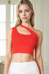 Cold Shoulder Crop Top - KIOKO