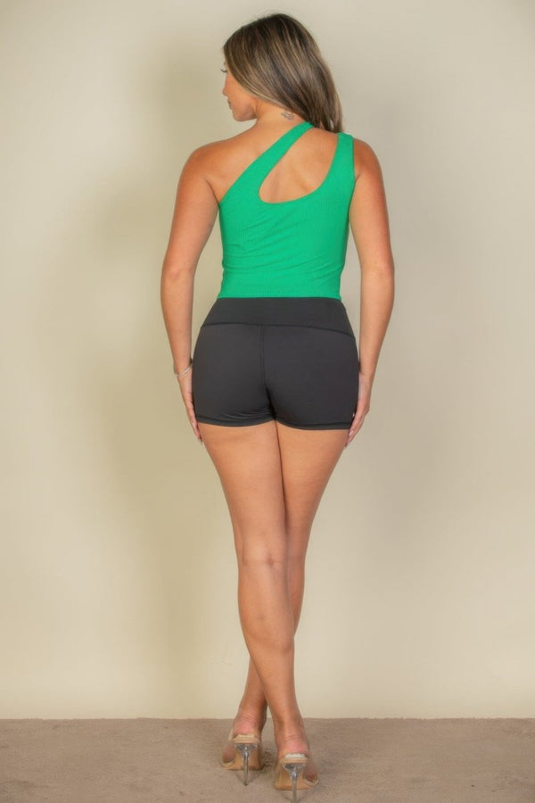 Cold Shoulder Crop Top - KIOKO