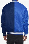 Color Block Two Tone Varsity Jacket - KIOKO