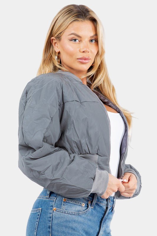 Concrete Kitten Puffer Jacket - KIOKO