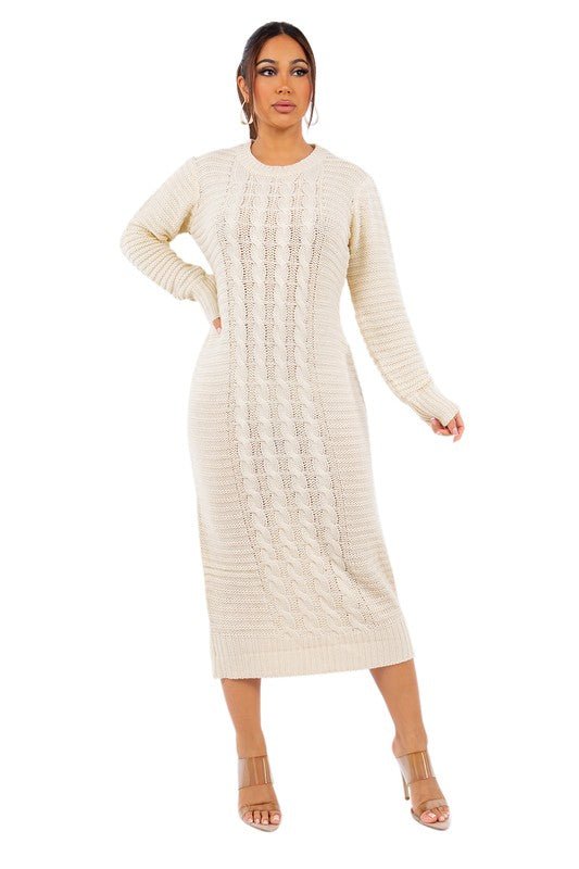 Cuff Me Now Sweater Dress - KIOKO