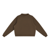 Essential Fleece Mock-Neck Crew Sweatshirt