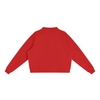 Essential Fleece Mock-Neck Crew Sweatshirt