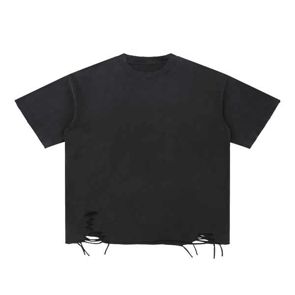 Off Script Raw-Hem T-Shirt - KIOKO