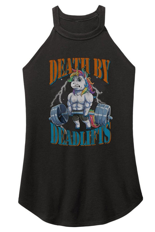 Death By Deadlifts Rocker Tank - KIOKO