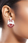 Delta Crest Stud Earrings - KIOKO