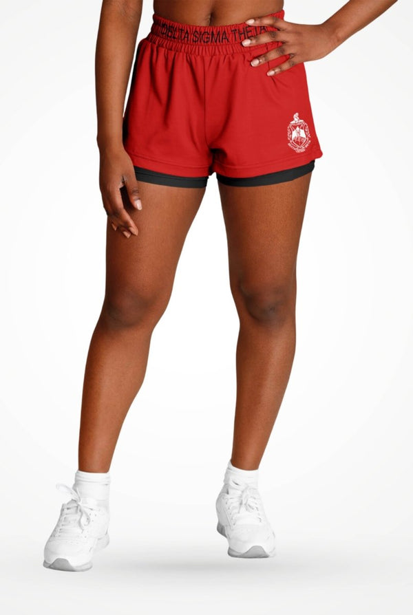 Delta Sigma Theta 2 - in - 1 Training Shorts - KIOKO