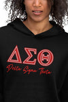 Delta Sigma Theta Crop Hoodie - KIOKO