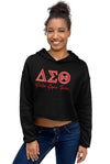 Delta Sigma Theta Crop Hoodie - KIOKO