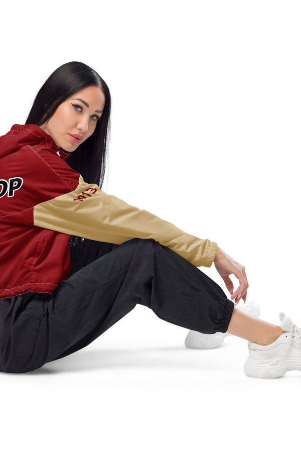 Delta Sigma Theta Cropped Windbreaker - KIOKO