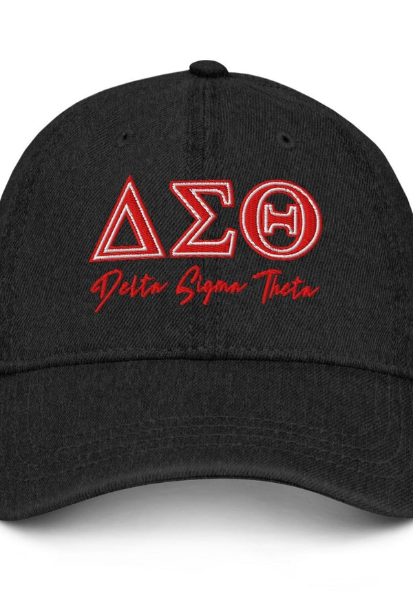 Delta Sigma Theta Denim Hat - KIOKO