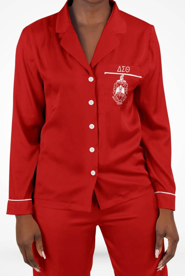 Delta Sigma Theta Satin Pajamas - KIOKO