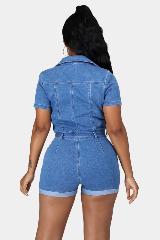 Denim Daze Romper - KIOKO