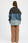 Denim Heir Oversized Jacket - KIOKO