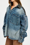 Denim Heir Oversized Jacket - KIOKO