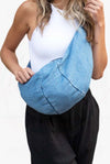 Denim Threads Luxe Sling Bag - KIOKO