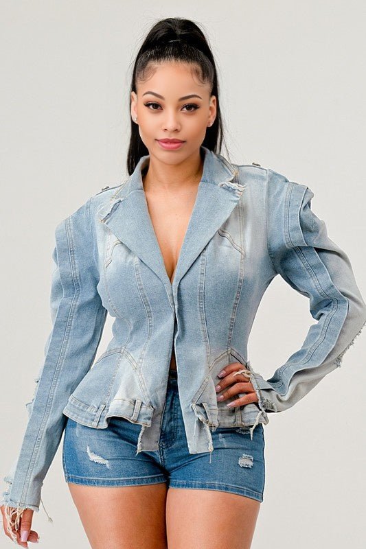 Designer Moves Only Denim Jacket - KIOKO