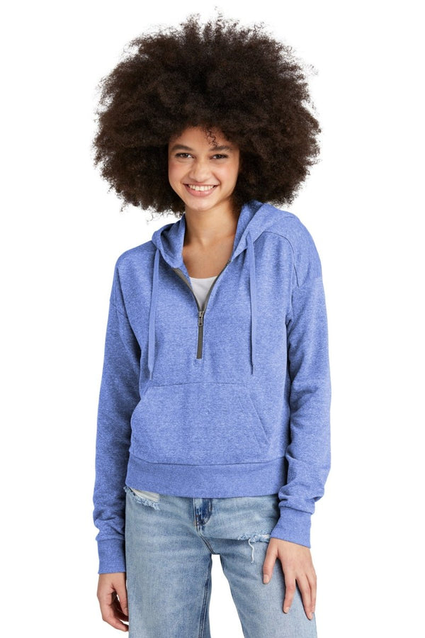 District ® Women's Perfect Tri ® Fleece 1/2 - Zip Pullover DT1311 - KIOKO