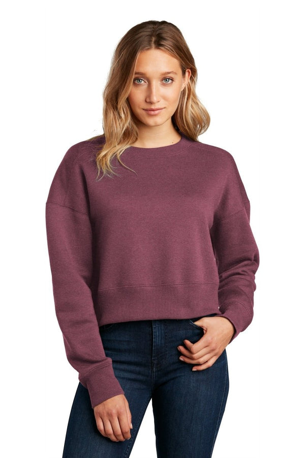 District ® Women's Perfect Weight ® Fleece Cropped Crew DT1105 - KIOKO