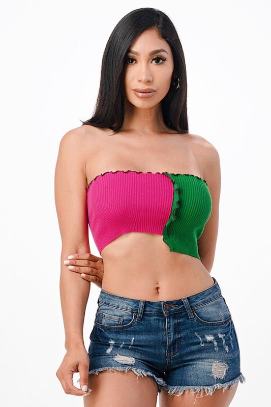 Dominica Drip Crop Top - KIOKO