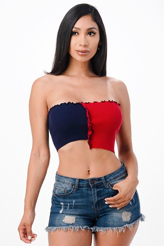 Dominica Drip Crop Top - KIOKO