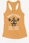 Don't Fart Funny Racerback Tank - KIOKO