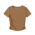 Body Language Ruched Crop Top - KIOKO