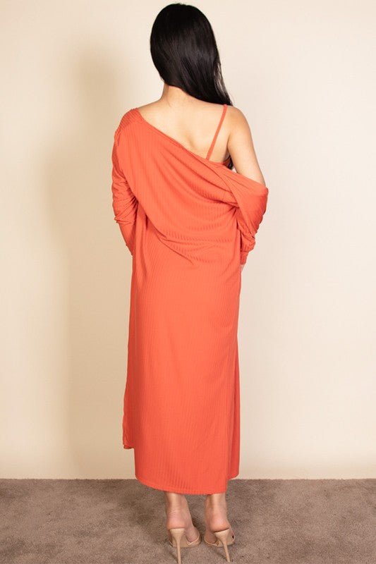 Empress Cardigan & Cami Midi Duo - KIOKO