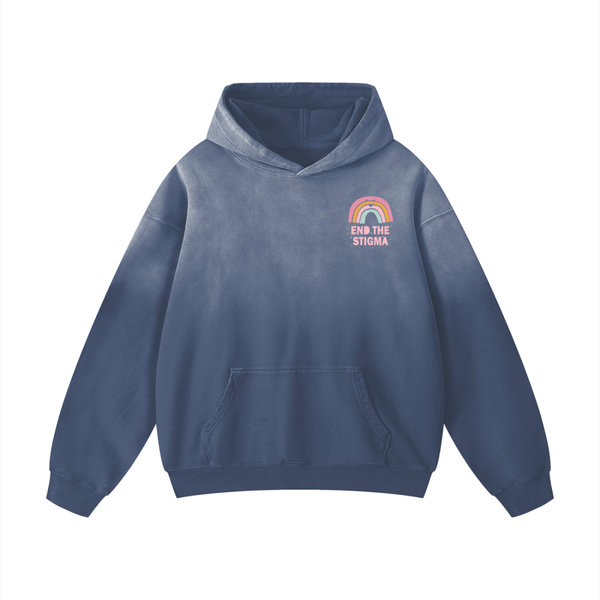 End The Stigma Heavyweight Cloudburn Hoodie - KIOKO