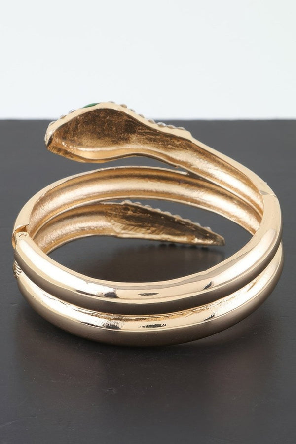 Eve Snake Wrap Cuff Bracelet - KIOKO