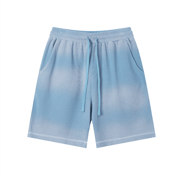 Parkside Sunfade Waffle Raw Hem Shorts - KIOKO