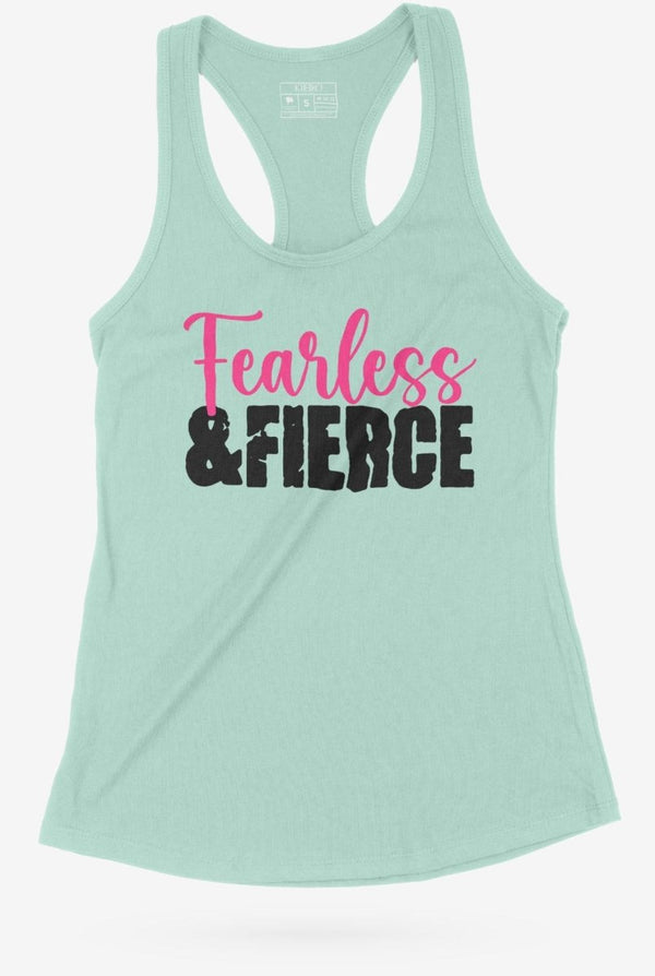 Fearless & Fierce Racerback Tank - KIOKO