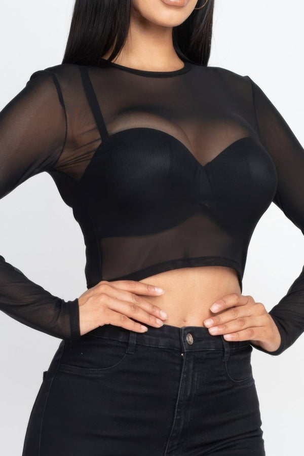 Fearlessly On Point Crop Top - KIOKO
