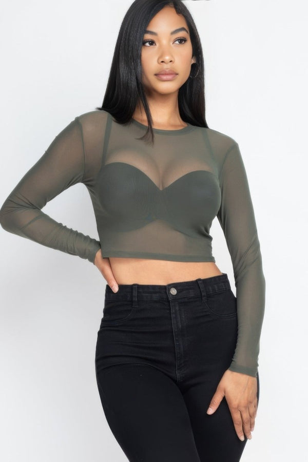 Fearlessly On Point Crop Top - KIOKO