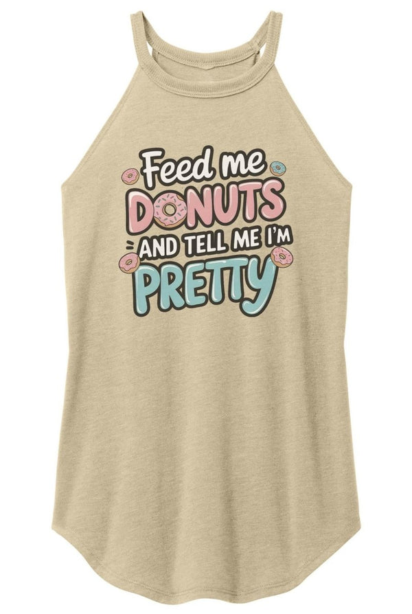 Feed Me Donuts Rocker Tank - KIOKO