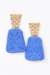 Flashwalk Straw Dangle Earrings - KIOKO